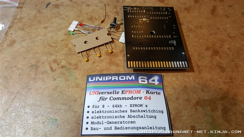 Illustration for article titled Montaje y review del cartucho uniprom64 para c64 / c128